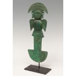 Ceremonial Tumi; Lambayeque Valley, AD 800-1000.Copper.It presents restorations in the upper area of