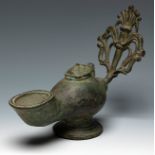 Russian Lucerne, 14th-15th century.Bronze.In very good condition. It presents evident signs of old