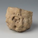 Lower fragment of a male face; Rome, 2nd-3rd century AD.Carved marble.Provenance: Private collection