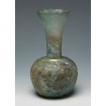 Bottle. Rome, 1st-2nd century AD.Blown glass. In very good condition. Attached is a report issued by