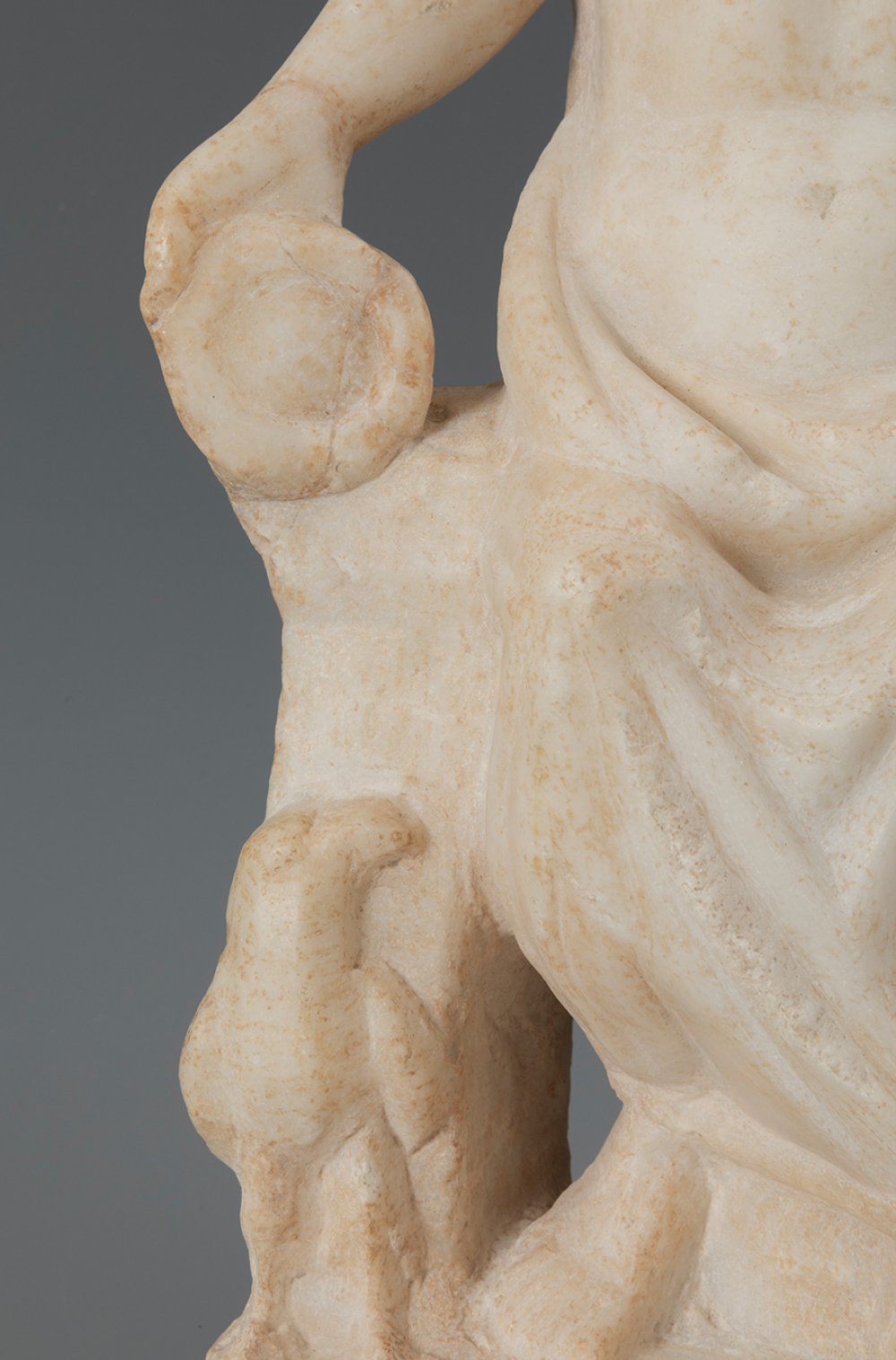 Jupiter. Roman Empire, 1st-2nd century AD.Marble.Good state of preservation.Measurements: 35 x 22 - Image 3 of 7