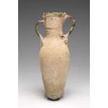 Roman amphora, 2nd-3rd century AD.Glass.Measurements: 18.5 x 6 cm.Amphora dated to the Roman period,