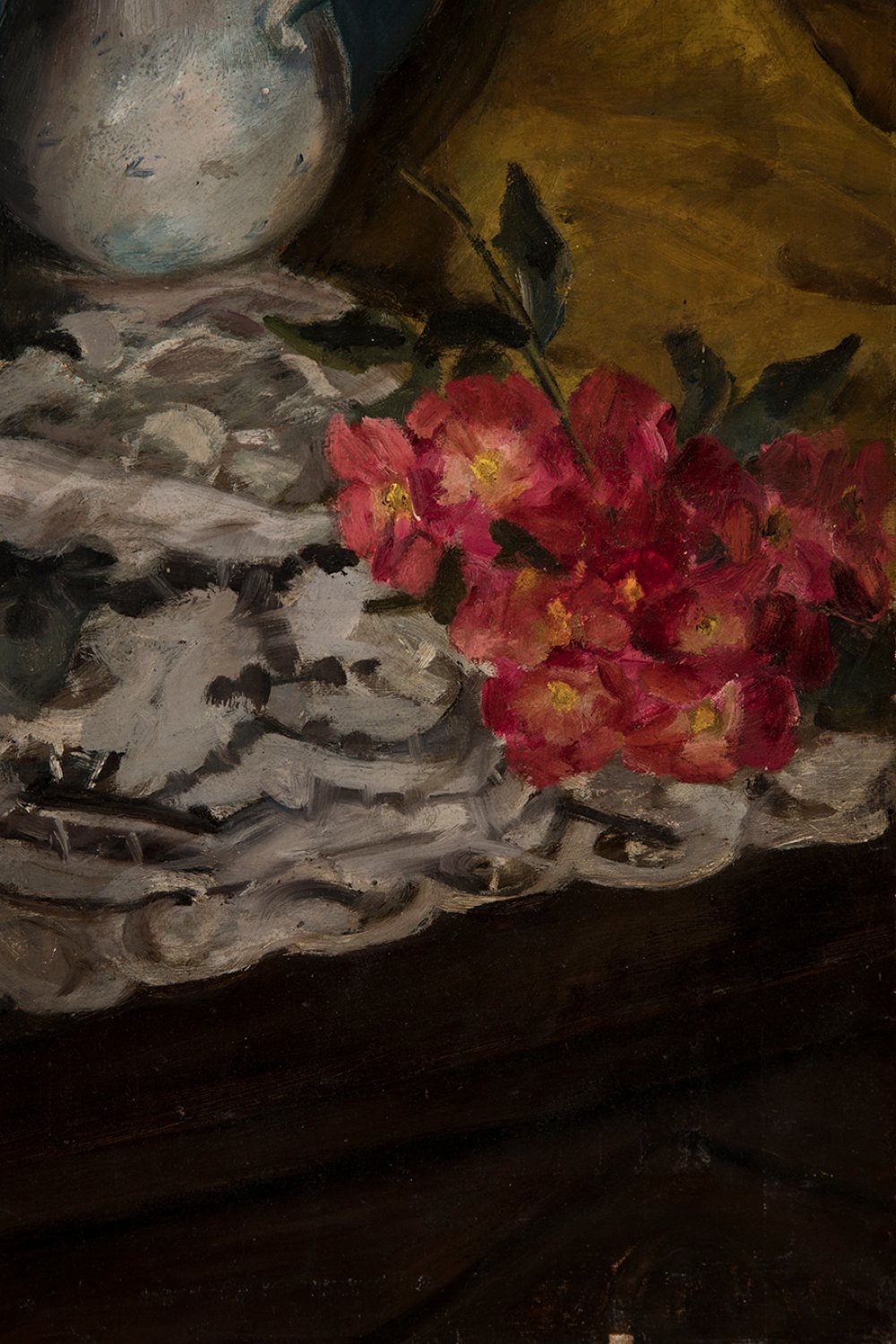 GONZALO BILBAO MARTÍNEZ (Seville, 1860 – Madrid, 1938). "Still life".Oil on canvas.Attached - Bild 6 aus 7