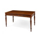 Danish table, ca. 1850.Mahogany.Use marks.Measurements: 76 x 137.5 x 80 cm.Table made in Denmark. Of