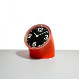 PIO MANZÙ (Bergamo, 1939) for RITZ, Italora.Table clock "Chronotime Clock", design 1968.ABS