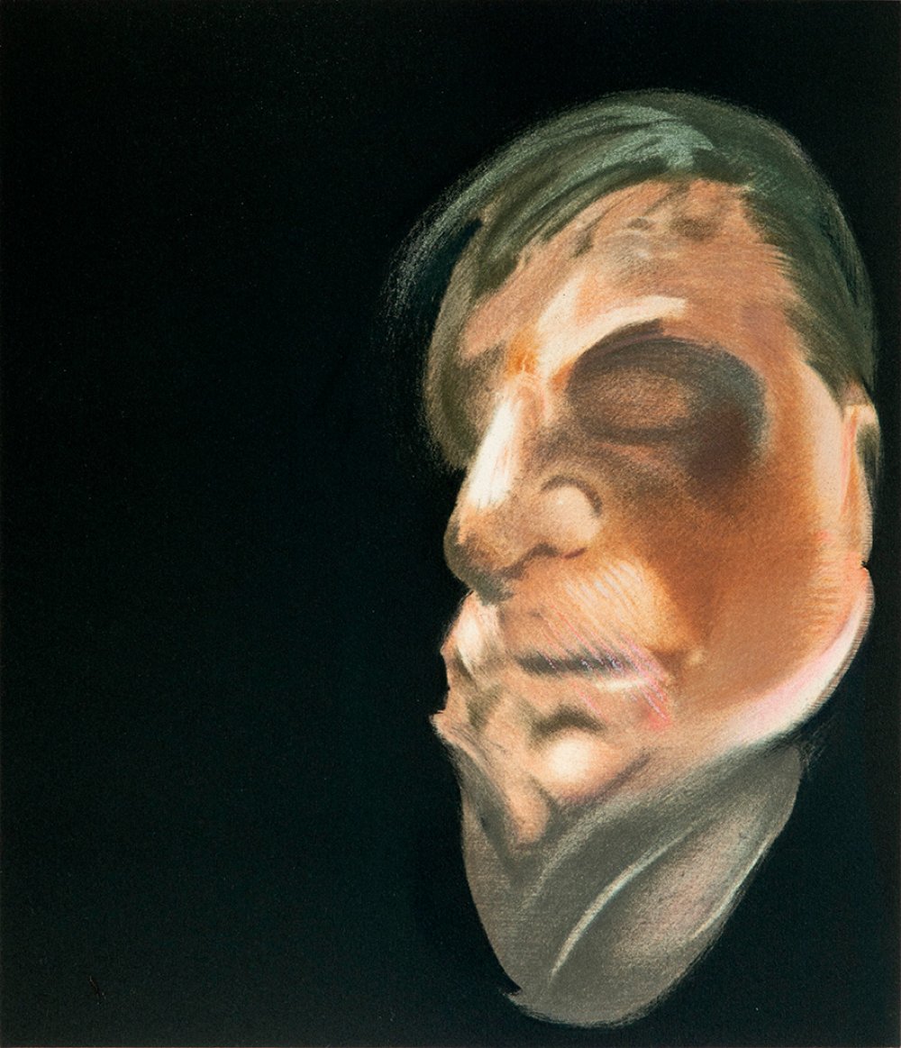 FRANCIS BACON (Dublin, 1909- Madrid, 1992)."Three studies for a self-portrait".Lithograph on - Image 4 of 7