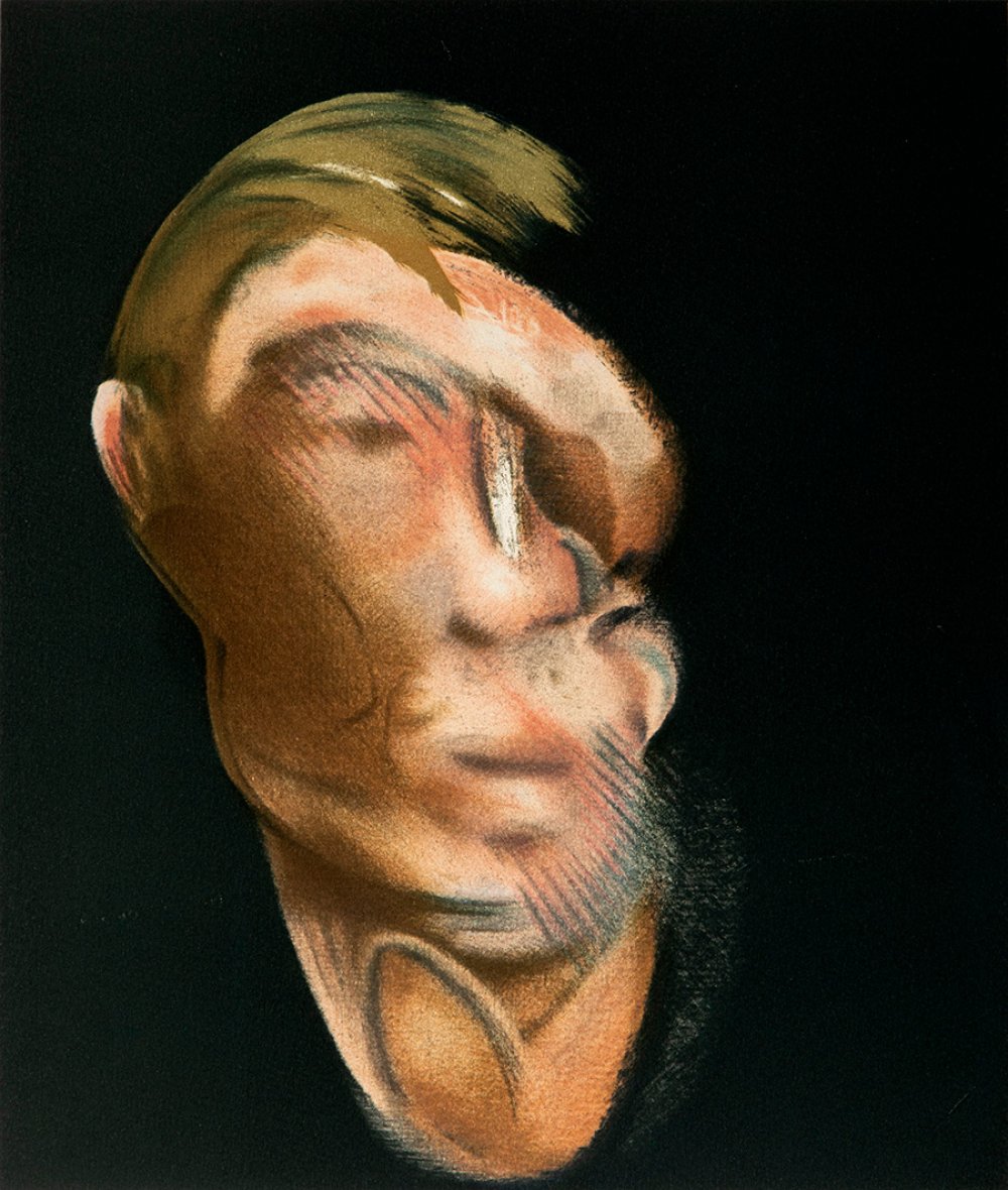 FRANCIS BACON (Dublin, 1909- Madrid, 1992)."Three studies for a self-portrait".Lithograph on - Image 5 of 7