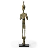 God Baal. Canaanite, circa 1500-1200 BC.Bronze.In good condition.Provenance: Aphrodite Ancient