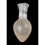 Bottle; Egypt, Old Kingdom, c. 2592-2118 BC.Rock-crystal.It has slight flaws caused by the passage