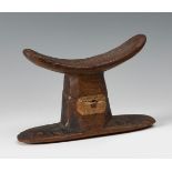 Headrest. Ancient Egypt, New Kingdom, ca. 1567-1085 BC.Wood.With restorations.Provenance: Former