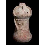 Anthropomorphic vessel. Indus Valley, circa 3000-2500 BC.Terracotta.In good condition.Provenance: