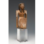 Egyptian statuette, 4th century BC, 30th Dynasty (380-343 BC).Painted wood.In good condition,
