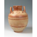 Vessel from the Daunia culture. Apulia. Magna Graecia. Southern Italy, 5th-4th century BC.Pottery