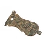 Buckle; Visigothic culture, 5th-8th century.Bronze.Provenance: Private collection of the Berenguer
