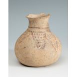 Vessel. Halaf culture. Mesopotamia, 6000-5000 BC.Terracotta.Good condition except for the missing