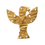 Wall lamp with eagle, Scythian culture, 5th century BC.Gold.Good state of preservation.Provenance: