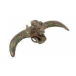 Pendant amulet. Celtiberian culture, 3rd-2nd century BC.Bronze.Provenance: Private collection of the