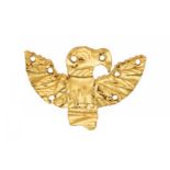 Wall lamp with eagle, Scythian culture, 5th century BC.Gold.Good state of preservation.Provenance: