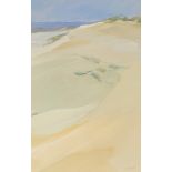 ENCARNACIÓN DOMINGO (Asturias, 1949)."Vertical Dune", 2010.Oil on panel.With information label on