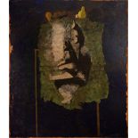 JORGE CASTILLO CASALDERREY (Pontevedra, 1933)."Child with Hare's Ears". New York, 1985.Oil on
