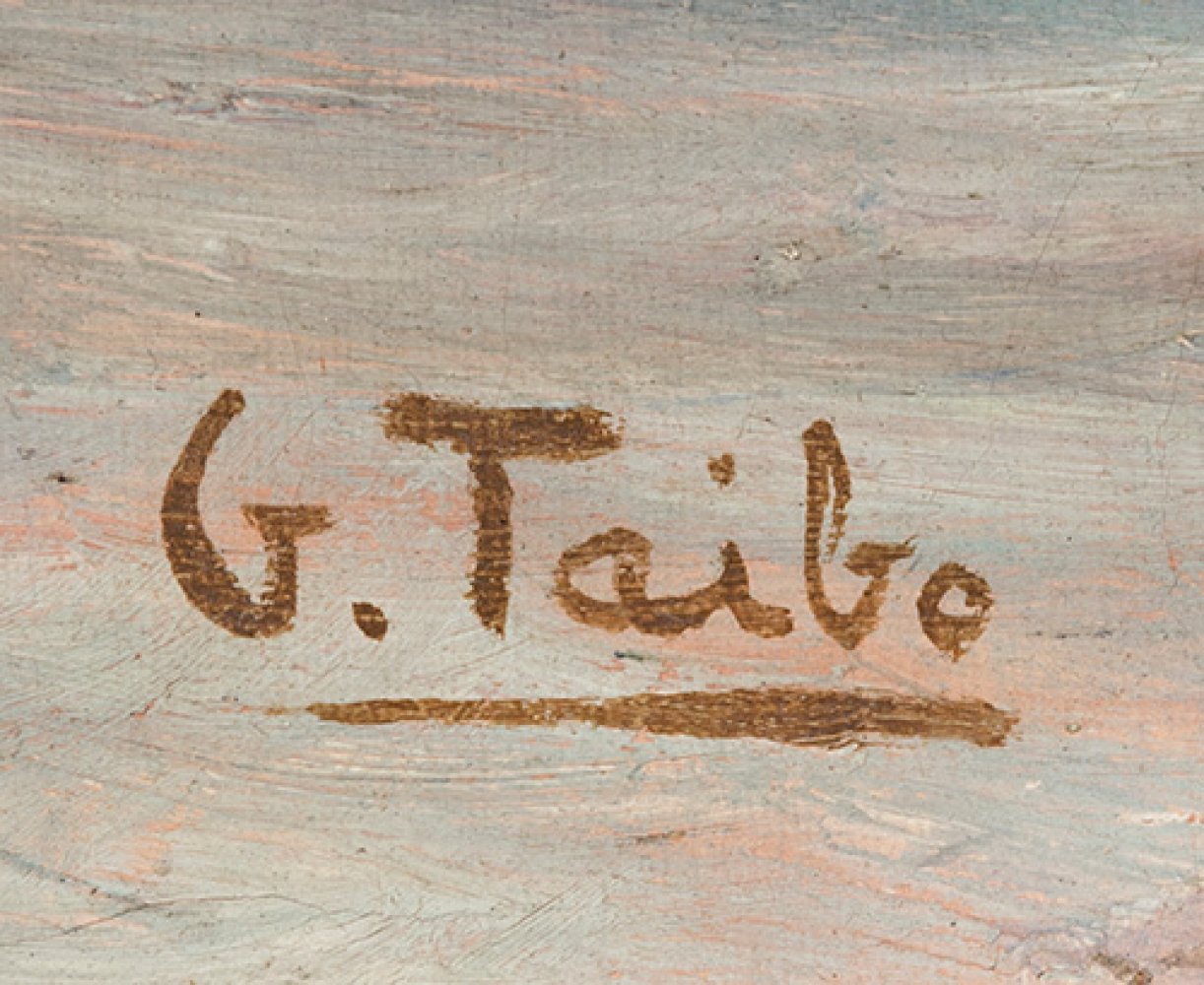 GERMÁN TAIBO GONZÁLEZ (A Coruña, 1889 - Paris, 1919).Untitled.Oil on canvas.Signed in the lower - Image 5 of 5