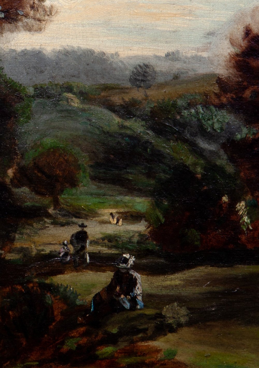 NARCISSE-VIRGILE DÍAZ DE LA PEÑA (Bordeaux, 1808- Menton, 1876)."Romantic landscape".Oil on canvas. - Image 5 of 5