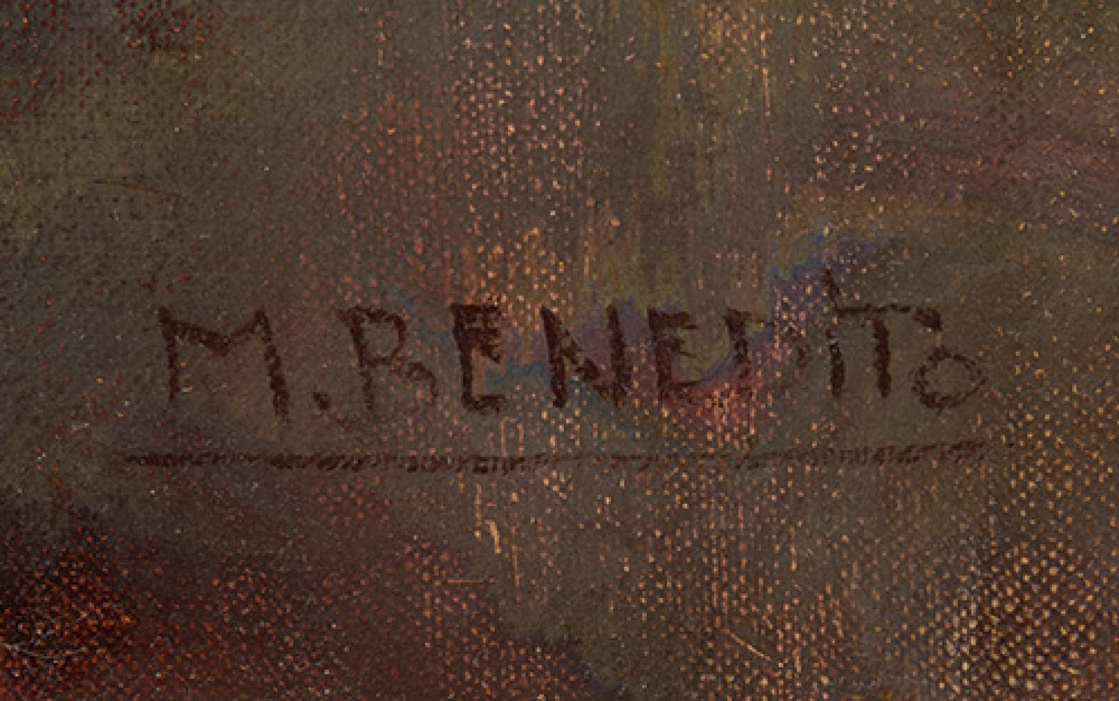 MANUEL BENEDITO Y VIVES (Valencia, 1875 - Madrid, 1963).Untitled.Oil on canvas.Damage to the frame. - Image 4 of 6