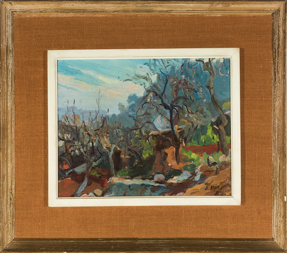 JOAQUÍN MIR TRINXET (Barcelona, 1873 - 1940).Untitled.Oil on panel.Signed in the lower right - Image 3 of 4