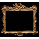 Spanish or Italian frame from the second half of the 18th century.Carved and gilded wood.With