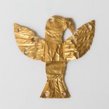 Wall lamp with eagle, Scythian culture, 5th century BC.Gold.Good state of preservation.Provenance: