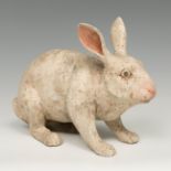 Rabbit, China, Han Dynasty 206 BC-220 AD.Terracotta.Attached thermoluminescence certificate.Intact.