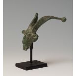 Head of the god Pan. Ancient Greece, 5th century BC.Bronze.Provenance: private collection, Estepona,