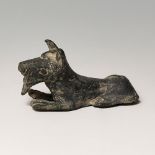 Wolf figure. Iberian culture, 4th-2nd centuries BC.Bronze.Provenance: private collection in