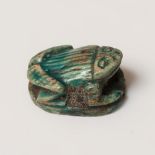 Scarab in the form of a frog for Thutmes III. Ancient Egypt, joint reign of Hatshepsut and