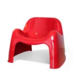 SERGIO MAZZA (Milan, 1931Toga" chair, 1960s.Producer Artemide.Resin.Contains stamp on the base.The