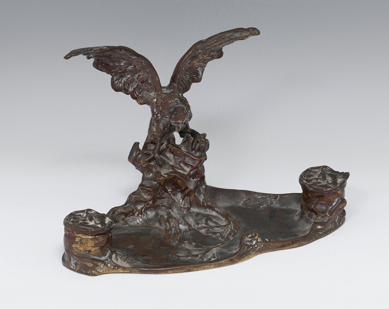 Scrivener; ALBERT MARIONNET (France, 1852 - 1910).Bronze.Slight rust stains.Measurements: 23'5 x - Image 3 of 5