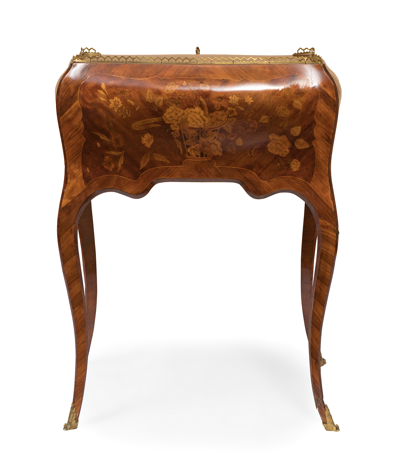 Louis XV style bureau. France, 19th century.Marquetry.Presents an interior tear.Measurements: 89 x - Image 2 of 5