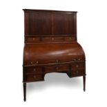 Bureau Directory. France, circa 1790.In mahogany wood.Measurements: 195 x 145,5 x 73 cm.French