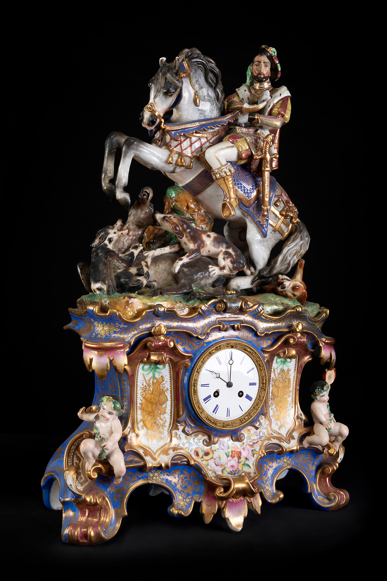 JACOB PETIT (France, 1796-1865).Garnish, mid-19th century.Enamelled porcelain.This piece was - Image 6 of 7