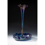 Jugendstil LOETZ tabletop centrepiece; Austria, ca. 1900.Iridescent blown glass.An iridescent