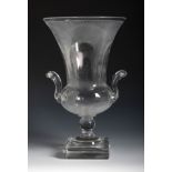 BACCARAT. France, first half of the 20th century.Medici cup.Blown glass.Numbering on the reverse.