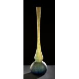 DAUM FRÈRES. Nancy, France, ca.1910.Berluze" soliflower vase.In blown glass.Signed on the side "