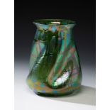 Jugendstil LOETZ vase; Austria, ca. 1900.Iridescent blown glass.An iridescent blown glass vase