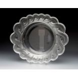LALIQUE. France, second half of the 20th century.Planter.Moulded glass.Signed on the reverse of