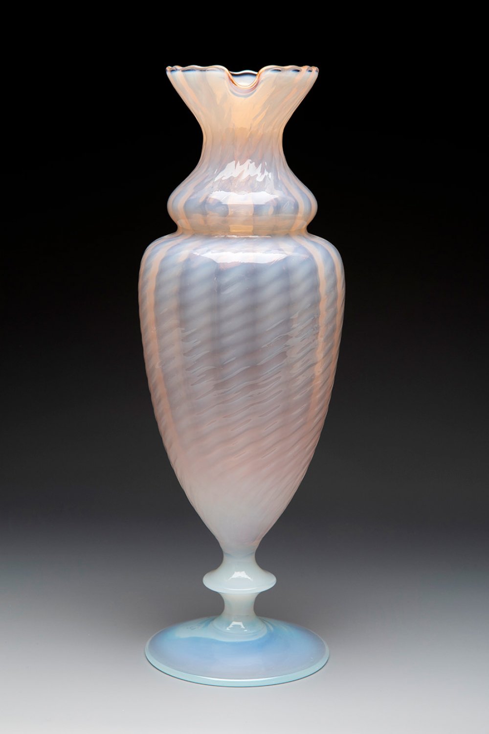 Pitcher with spout. Murano, second half of the 20th century.Blown Murano glass.Provenance: Private - Image 4 of 4