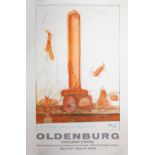 CLAES OLDENBURG ((Stockholm, Sweden 1929 - New York, 2022)."Oldenburg. Chicago Show. New