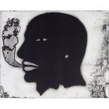 JAUME PLENSA (Barcelona, 1955)."Untitled.Carborundum engraving, copy 24/75.Signed and justified by