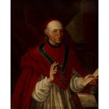 Spanish school, late 18th century."Archbishop of Toledo", 1788.Oil on canvas.Frame from the 19th