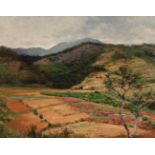AURELI TOLOSA Y ALSINA (Barcelona, 1861 - 1938)."Landscape.Oil on canvas.Signed in the lower right