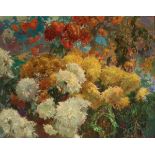 CAYO GUADALUPE ZUNZÁRREN (?, 1880 - Barcelona, 1927)."Flowers".Oil on canvas.Signed in the lower